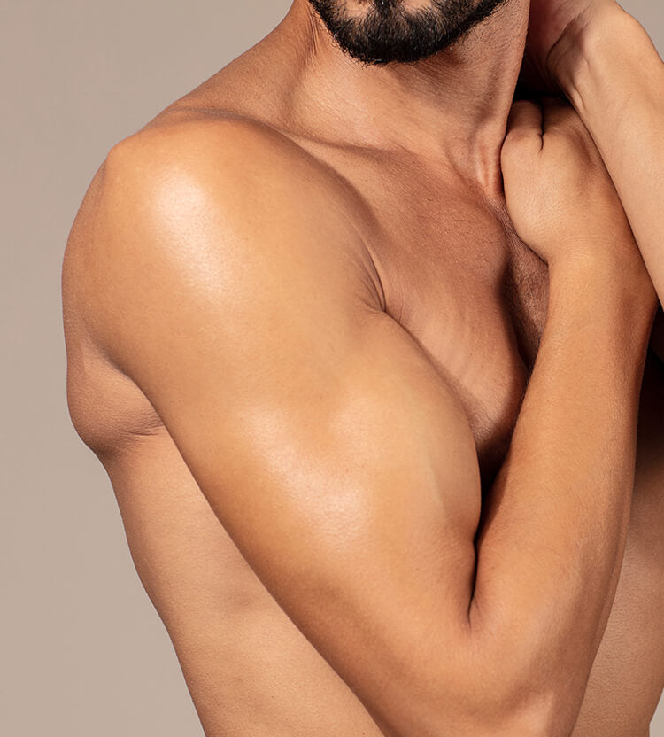 Man with coloured tattoo successfully removed.